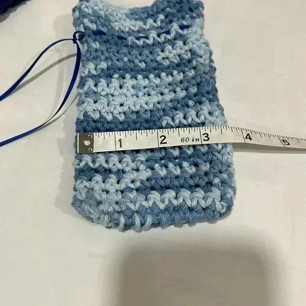 100% Cotton Handmade Washcloth & Soap Saver